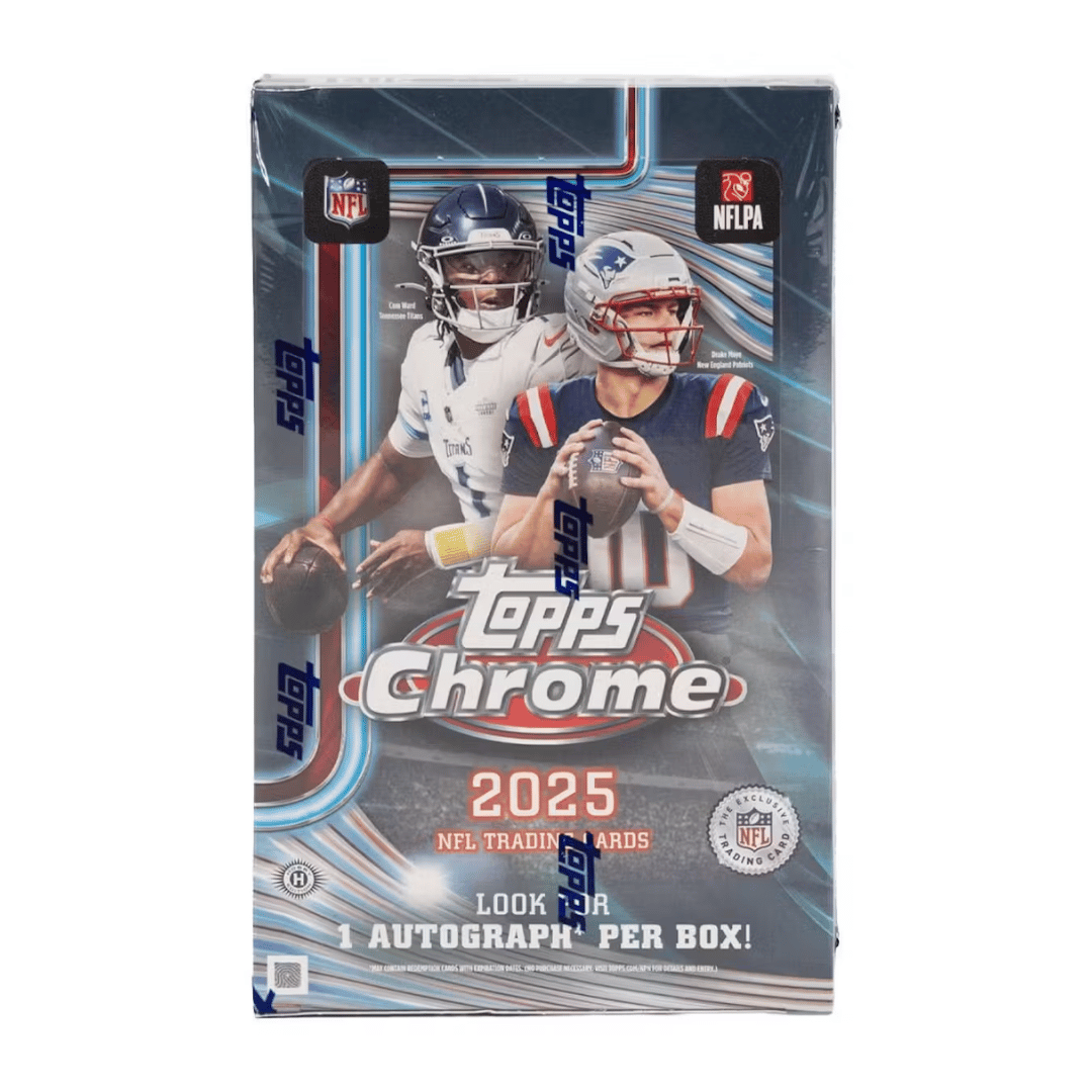 2025 Topps Chrome Football Hobby Box