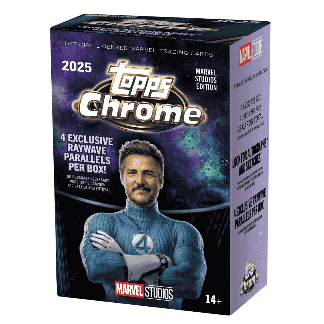 2025 Topps Chrome Marvel Studios Blaster Box