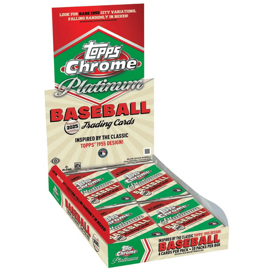 2025 Topps Chrome Platinum '55 Baseball Hobby Box - PRESELL