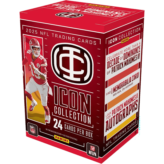 2025 Panini Patrick Mahomes Icon Collection Football Blaster Box