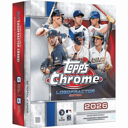 2026 Topps Chrome Baseball Logofractor Edition Box
