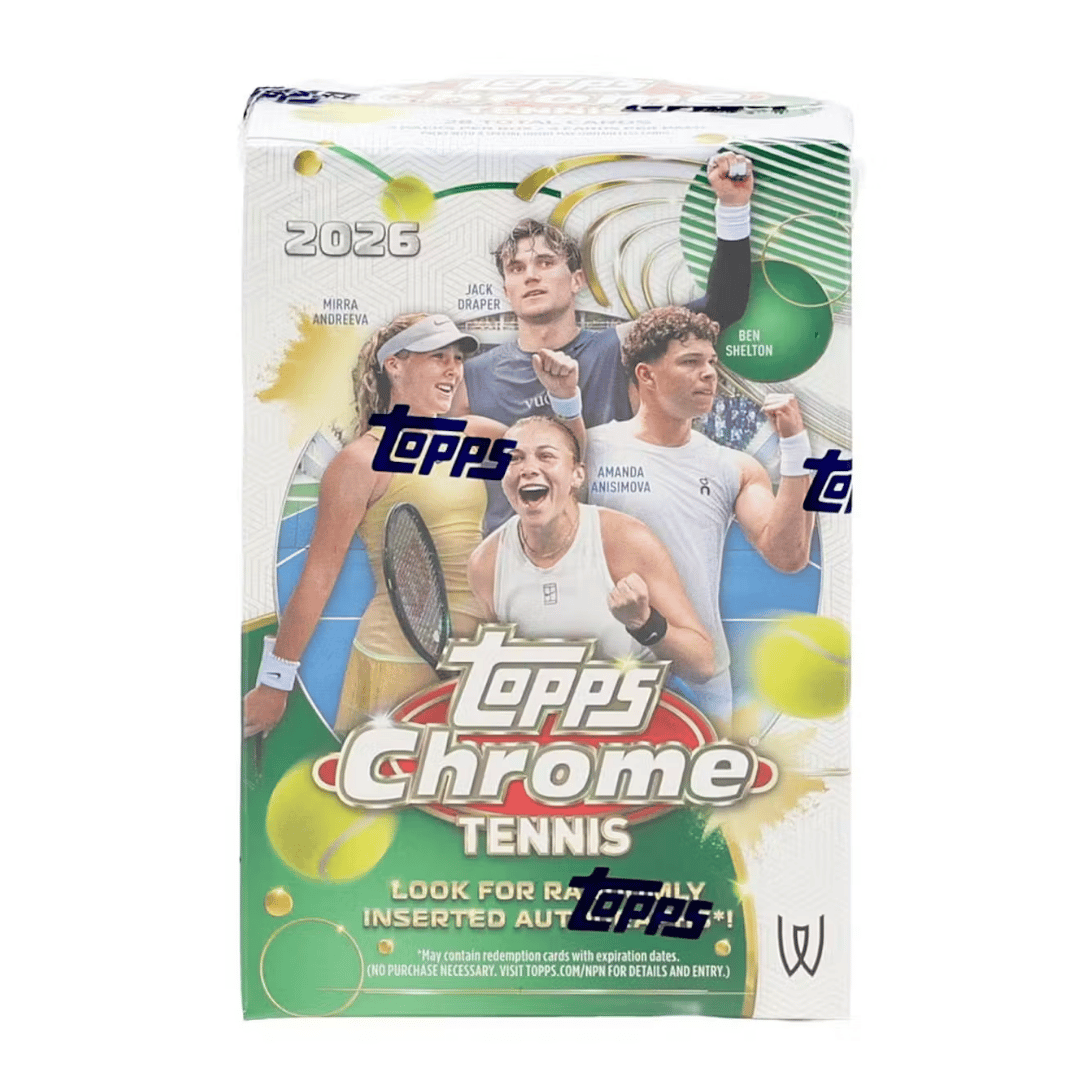 2026 Topps Chrome Tennis Blaster Box (Presell)