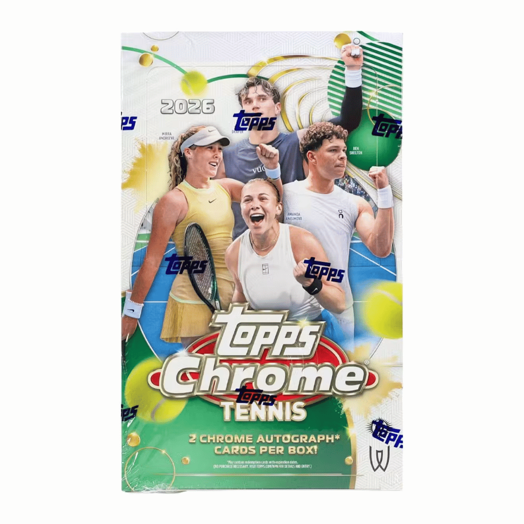 2026 Topps Chrome Tennis Hobby Box (Presell)