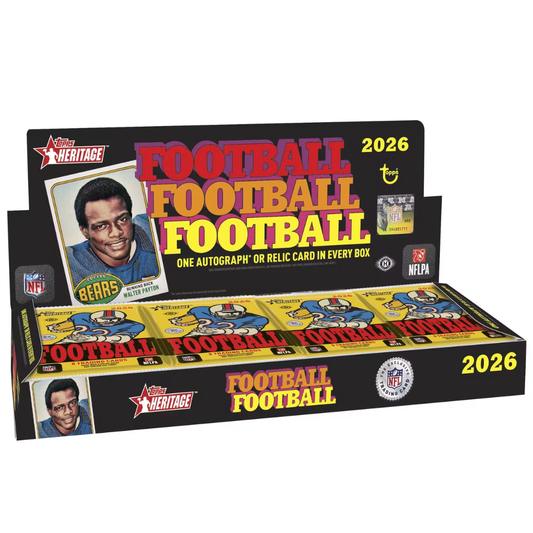 2026 Topps Heritage Football Hobby Box (Presell)