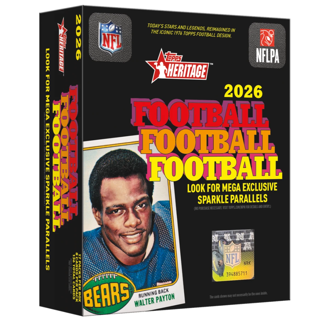 2026 Topps Heritage Football Mega Box (Presell)