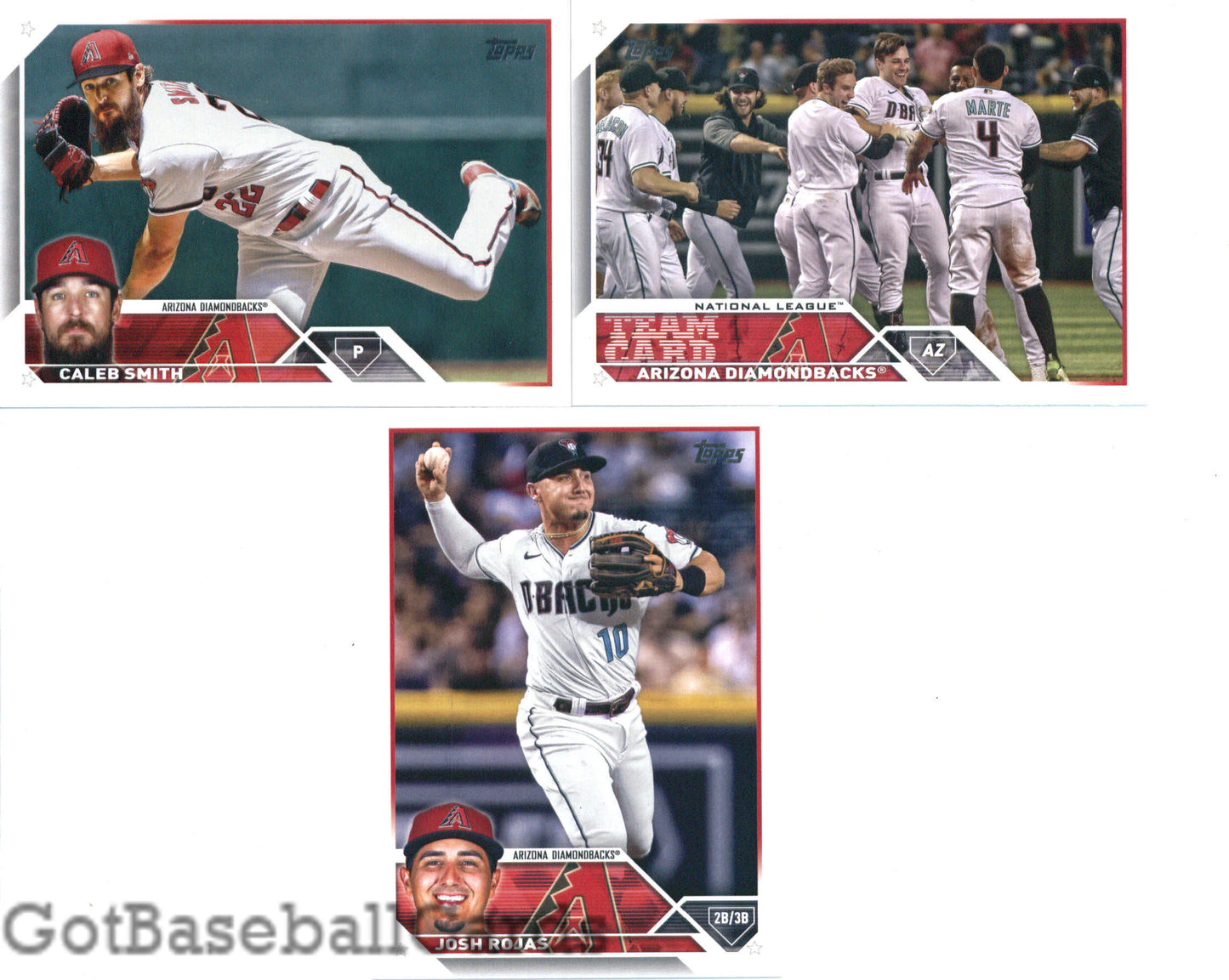 2023 Topps Complete Set (Series 1 & 2) Arizona Diamondbacks Team Set of 23 Cards