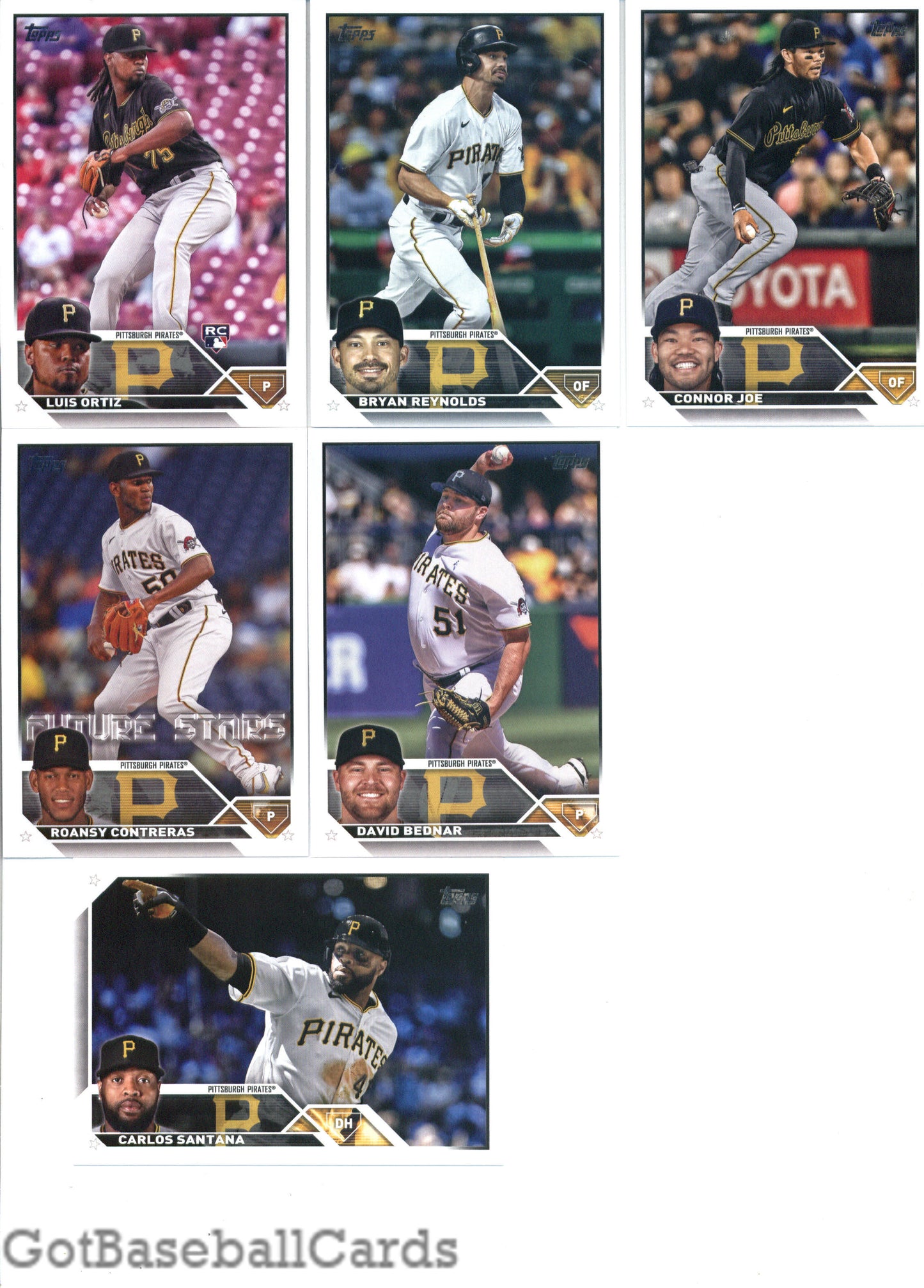 2023 Topps Complete Master Pittsburgh Pirates Team Set of 33 Cards