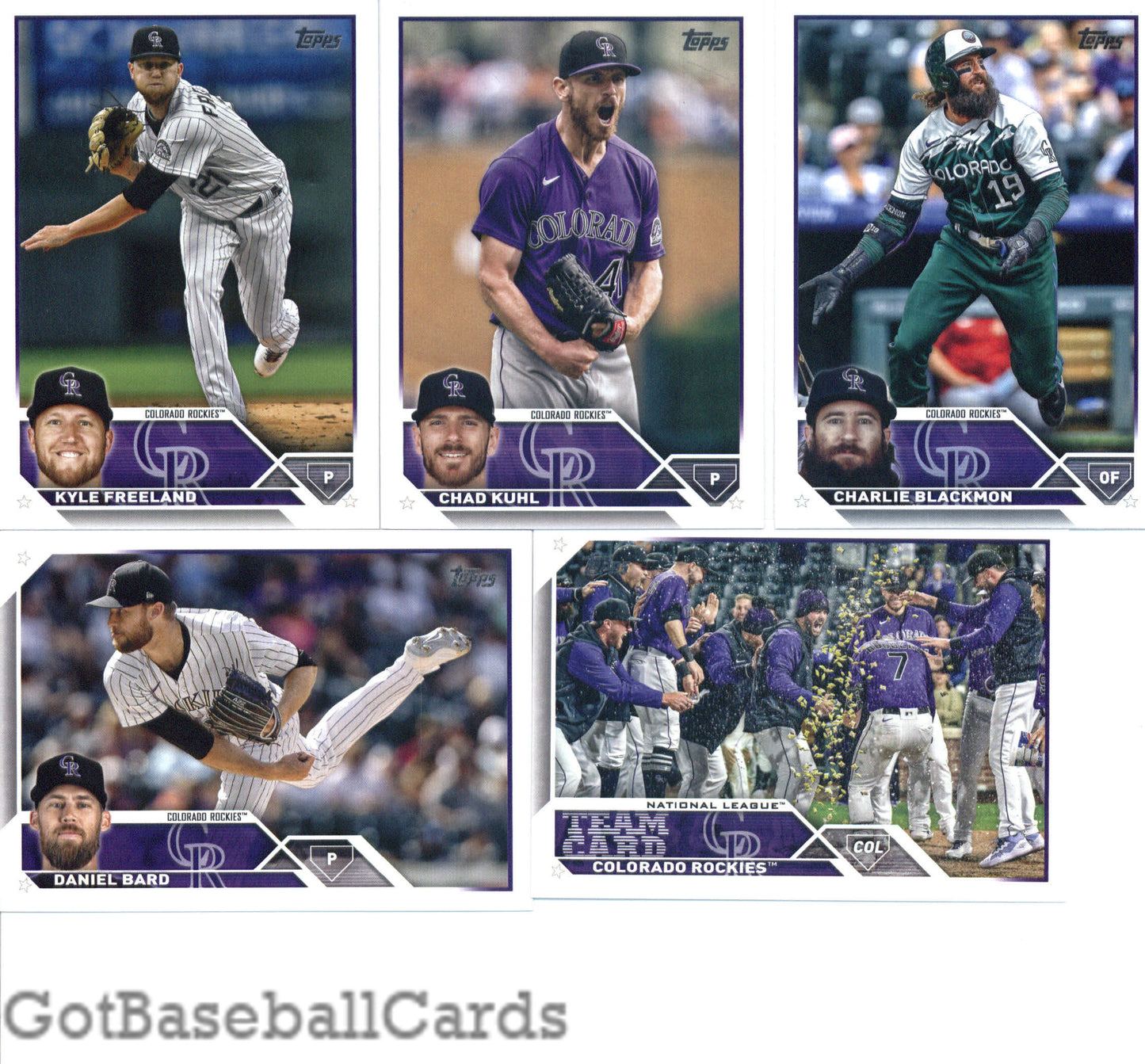 2023 Topps Complete Master Colorado Rockies Team Set of 27 Cards