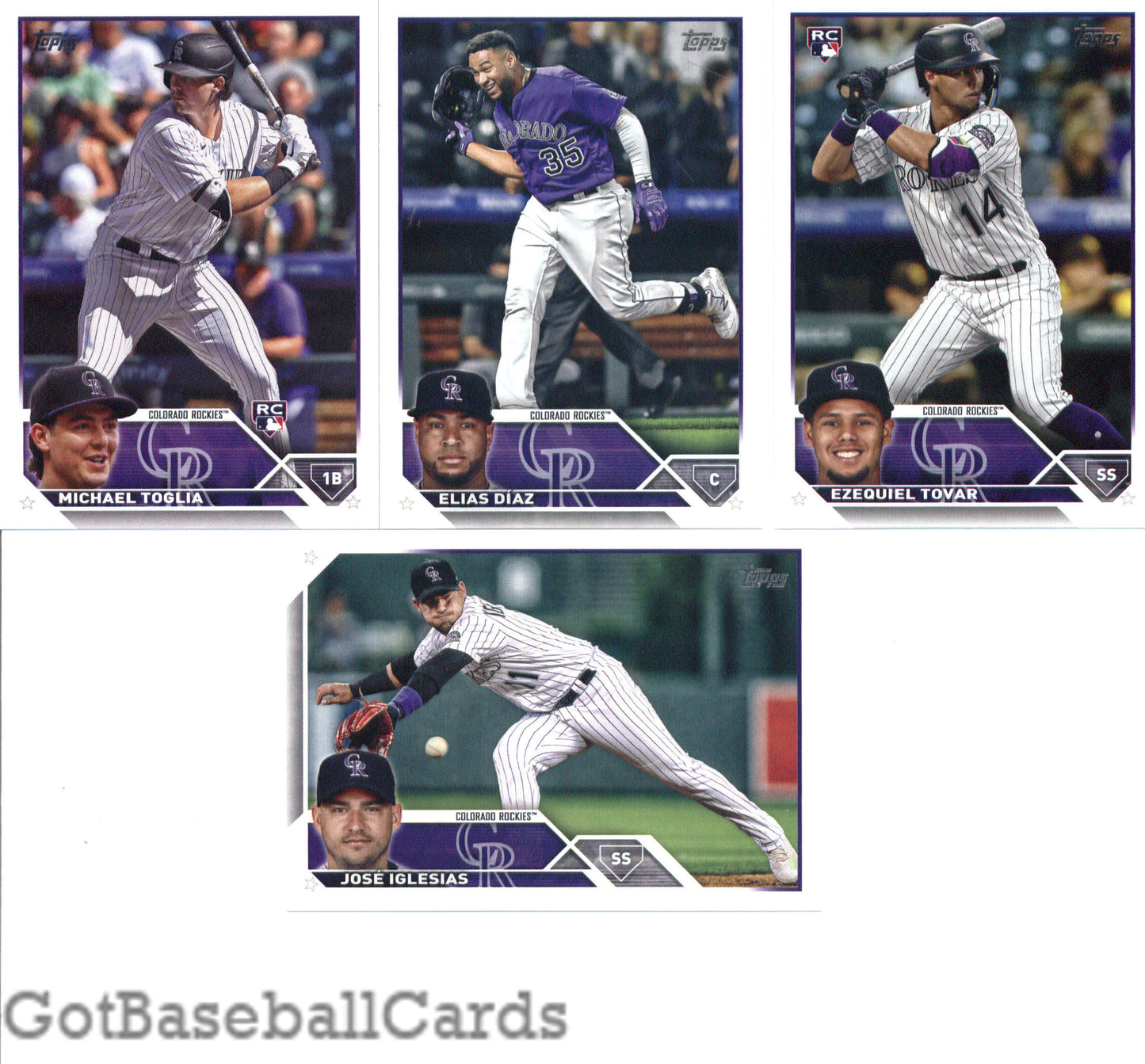 2023 Topps Complete Master Colorado Rockies Team Set of 27 Cards