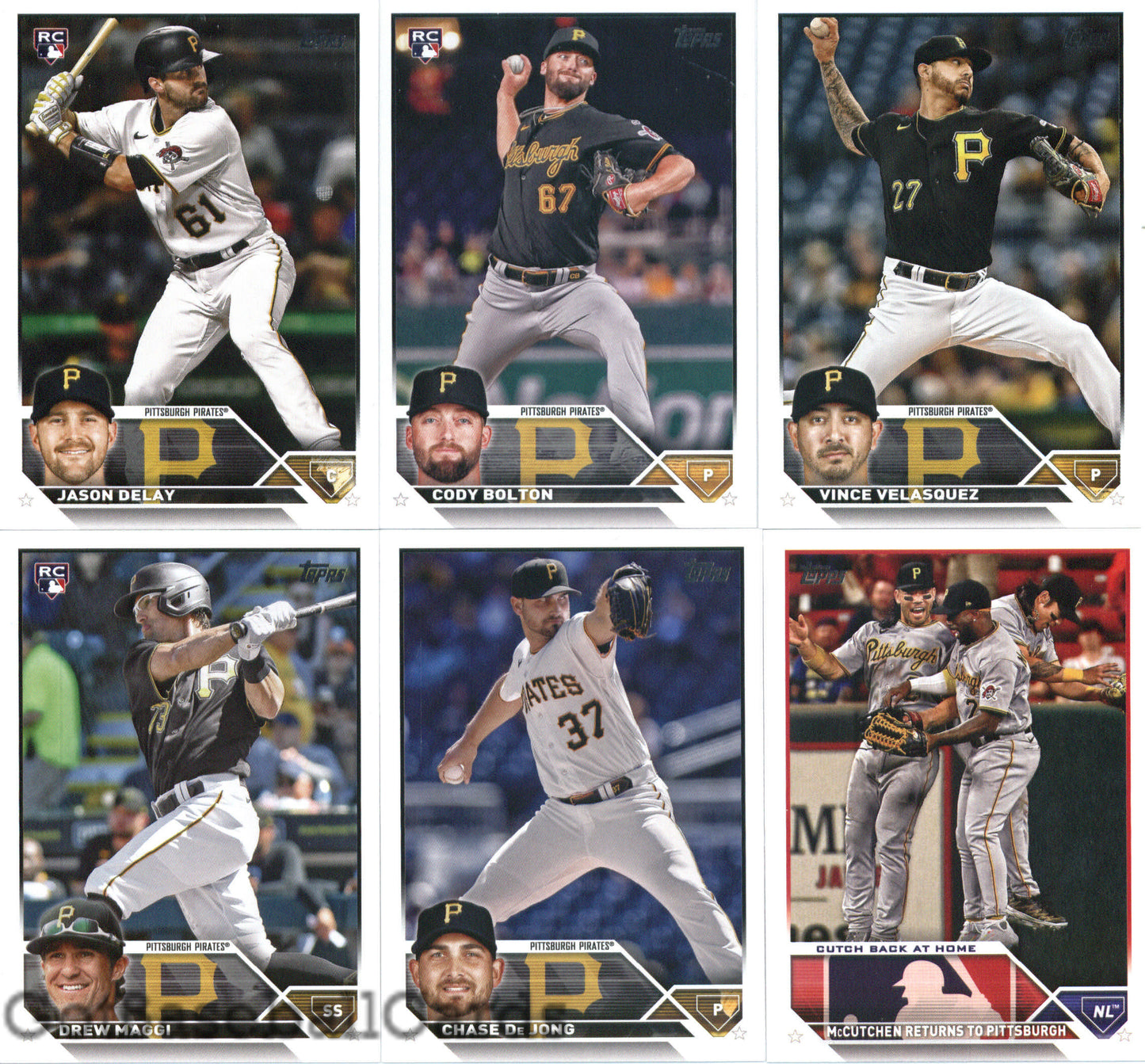 2023 Topps Complete Master Pittsburgh Pirates Team Set of 33 Cards