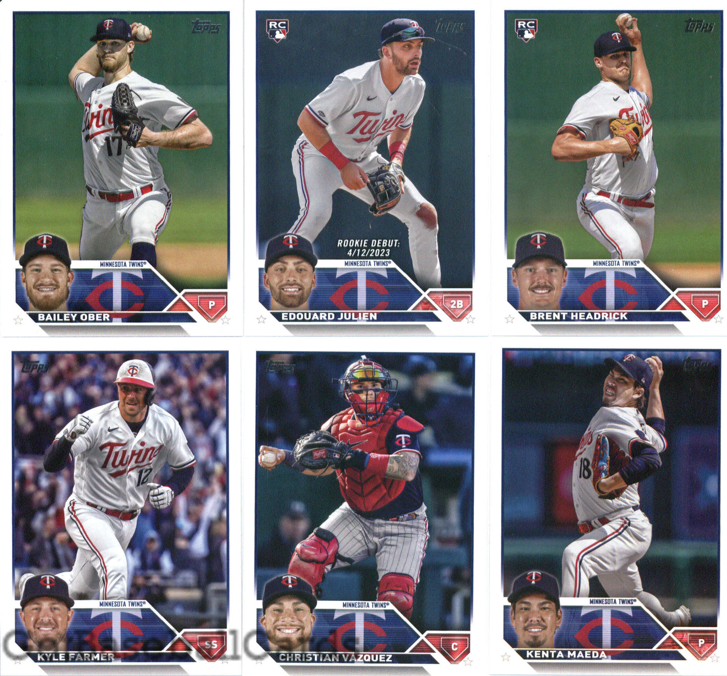 2023 Topps Complete Master Minnesota Twins Team Set of 39 Cards