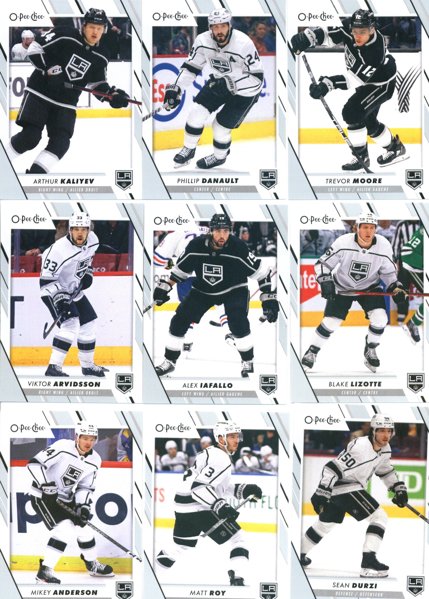 2023-24 O-Pee-Chee Veterans Los Angeles Kings Team Set of 17 Cards