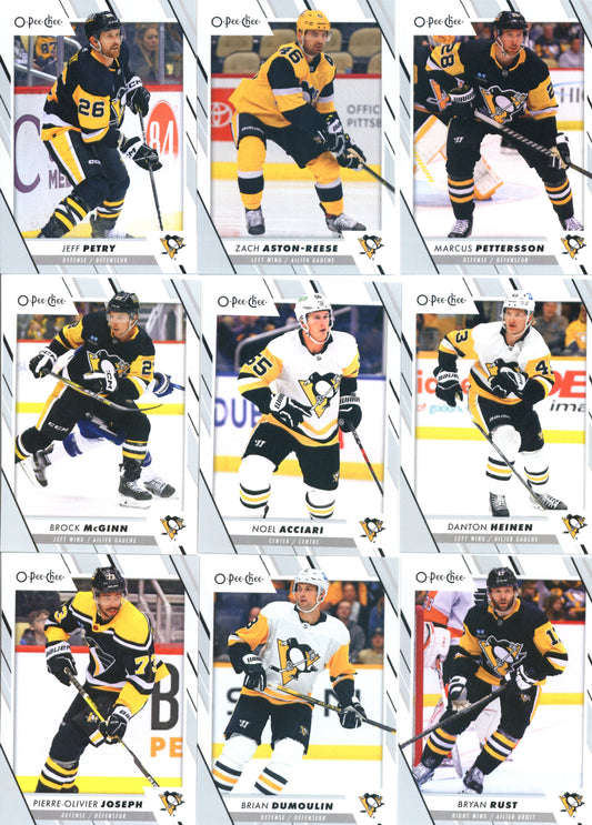2023-24 O-Pee-Chee Veterans Pittsburgh Penguins Team Set of 19 Cards