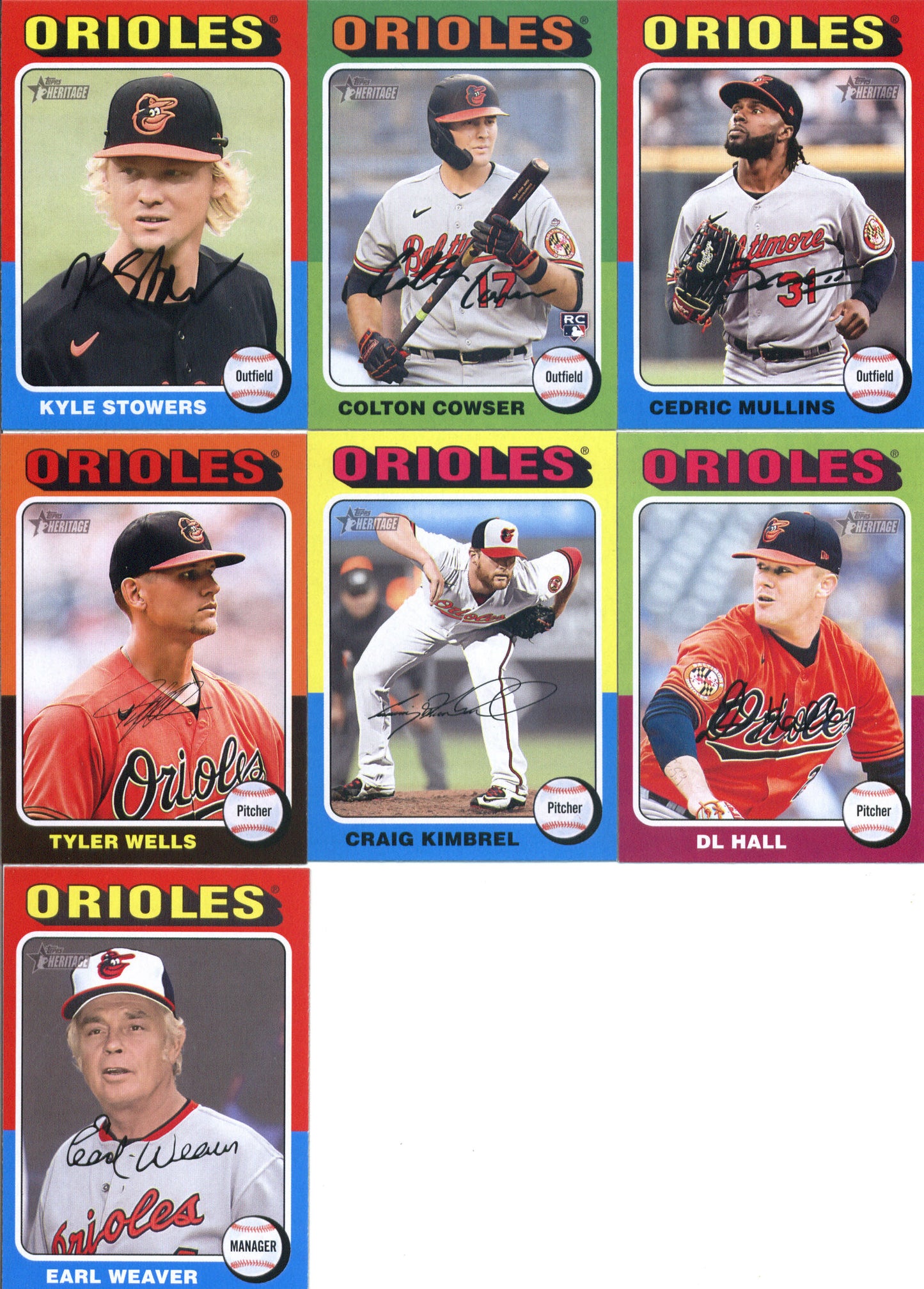 2024 Topps Heritage Baltimore Orioles Team Set of 13 Cards