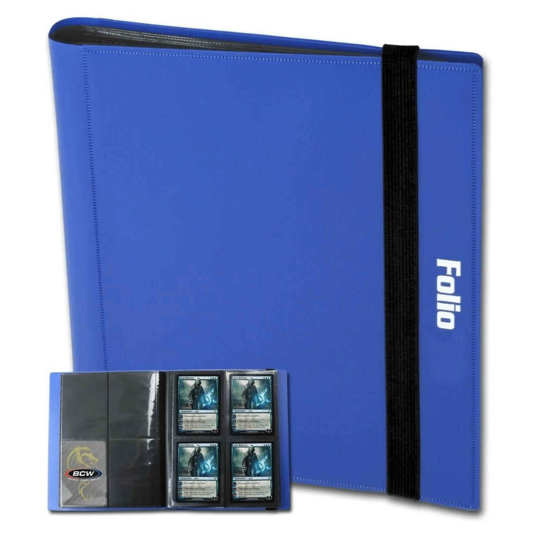 Folio 4-Pocket Album with 20 Pages - Blue