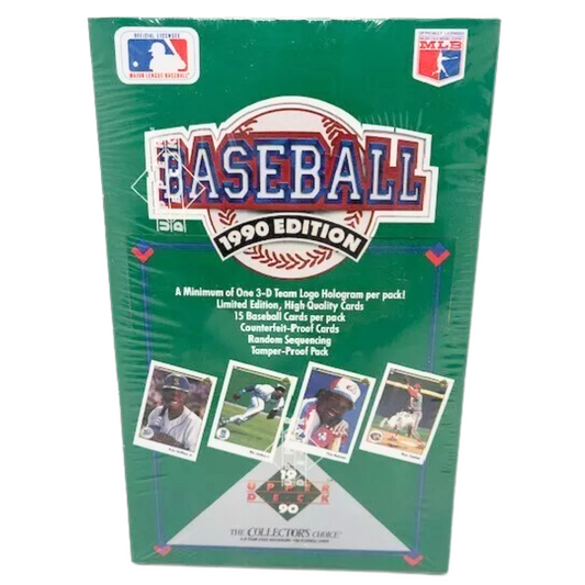 1990 Upper Deck Baseball Box