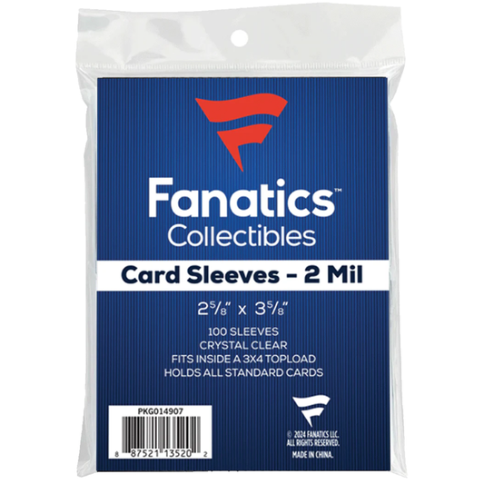 Fanatics Collectibles Soft Sleeves - 100 Count