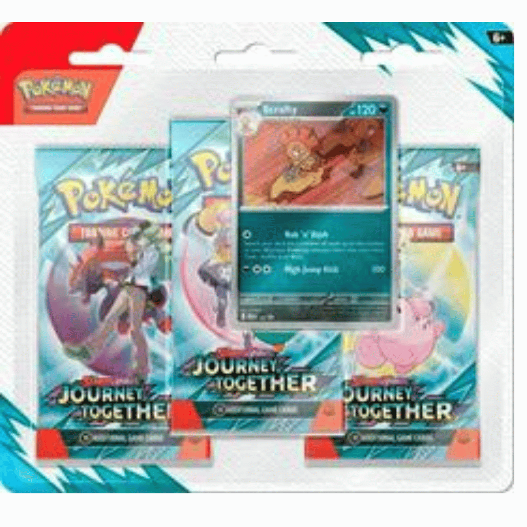 Pokemon Journey Together 3 Pack Blister [Scrafty]