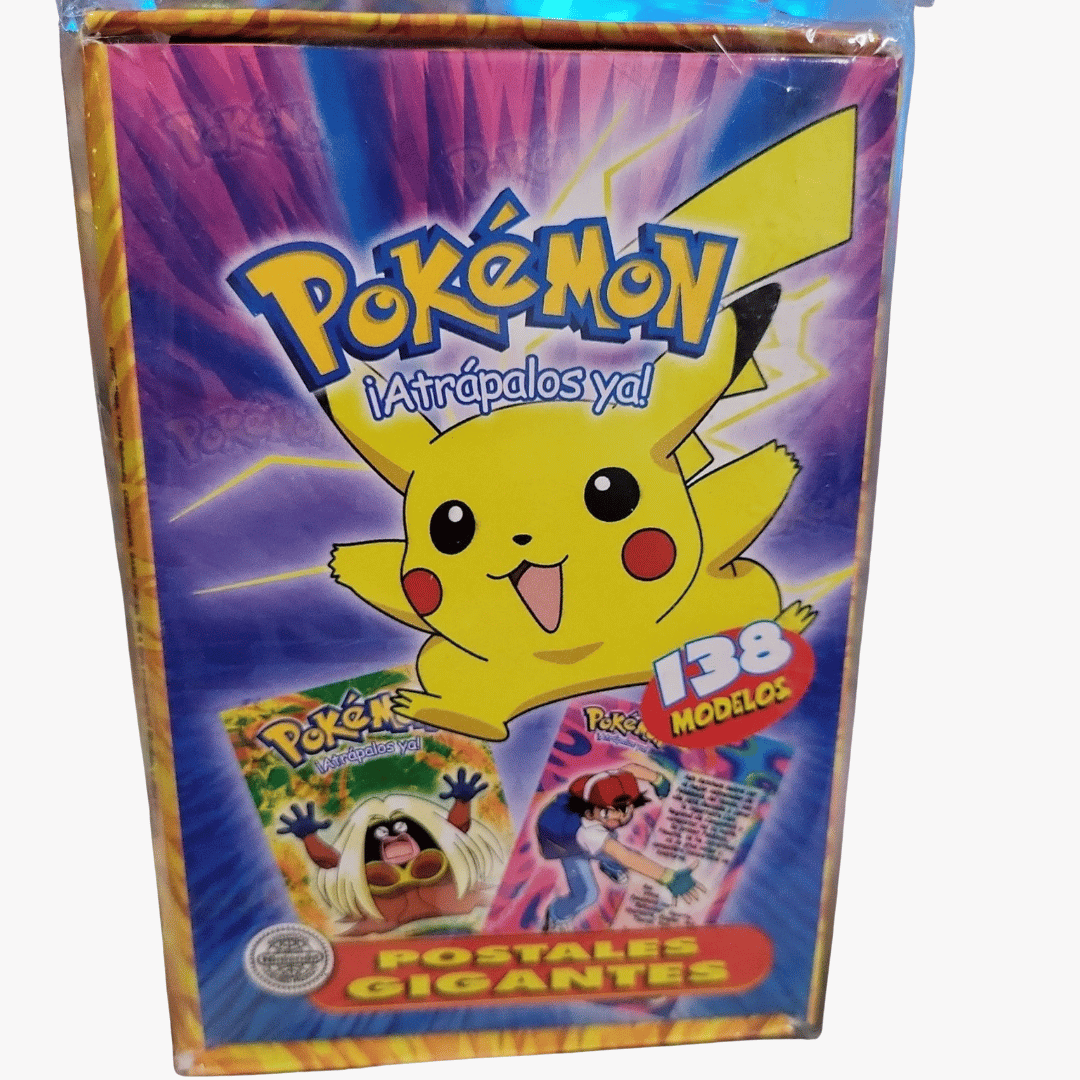 Pokemon Nintendo Complete Set of 138 Gigantic Postcards - Peru Factory Sealed Box