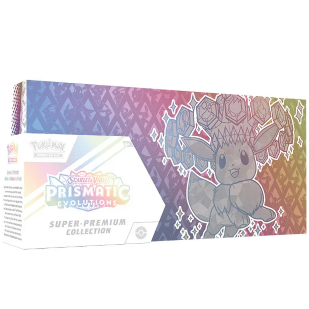 Pokemon Scarlet & Violet Prismatic Evolutions Super Premium Collection Box