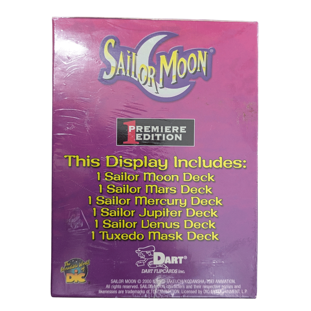 Sailor Moon Collectible Card Game 6 Character Decks SEALED! 1st Premiere Edition!