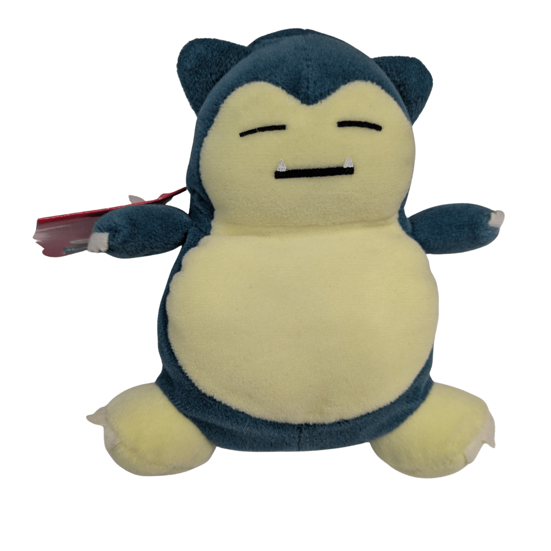 Vintage Hasbro Nintendo 1998 Snorlax #143 Pokémon Plush Beanie BeanBag (with tag)