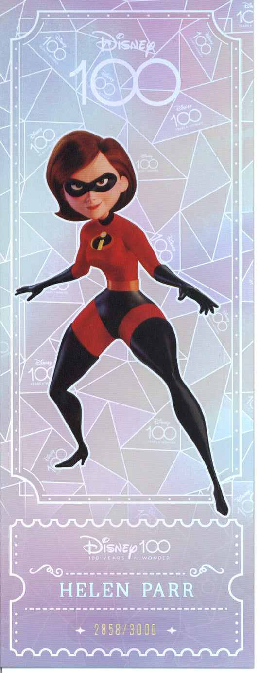 2023 Kakawow Disney 100 Ticket Helen Parr (Incredibles) #/3000