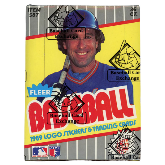 1989 Fleer Baseball Error Box (BBCE) - GotBaseballCards