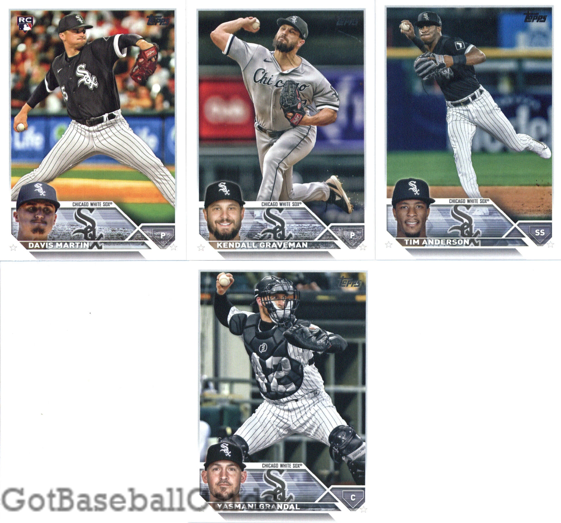 2023 Topps Complete Master Chicago White Sox Team Set of 28 Cards - GotBaseballCards