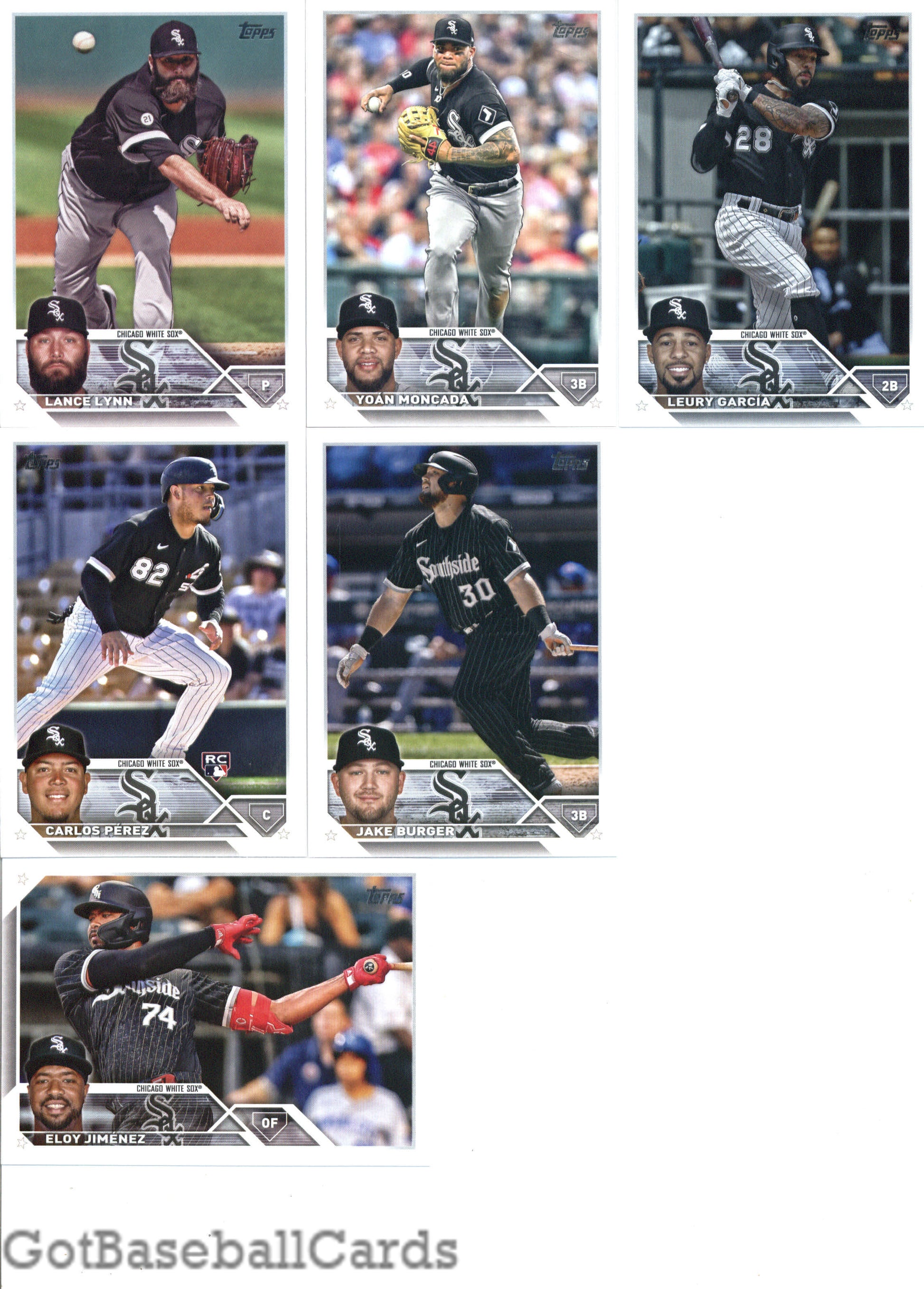 2023 Topps Complete Master Chicago White Sox Team Set of 28 Cards - GotBaseballCards