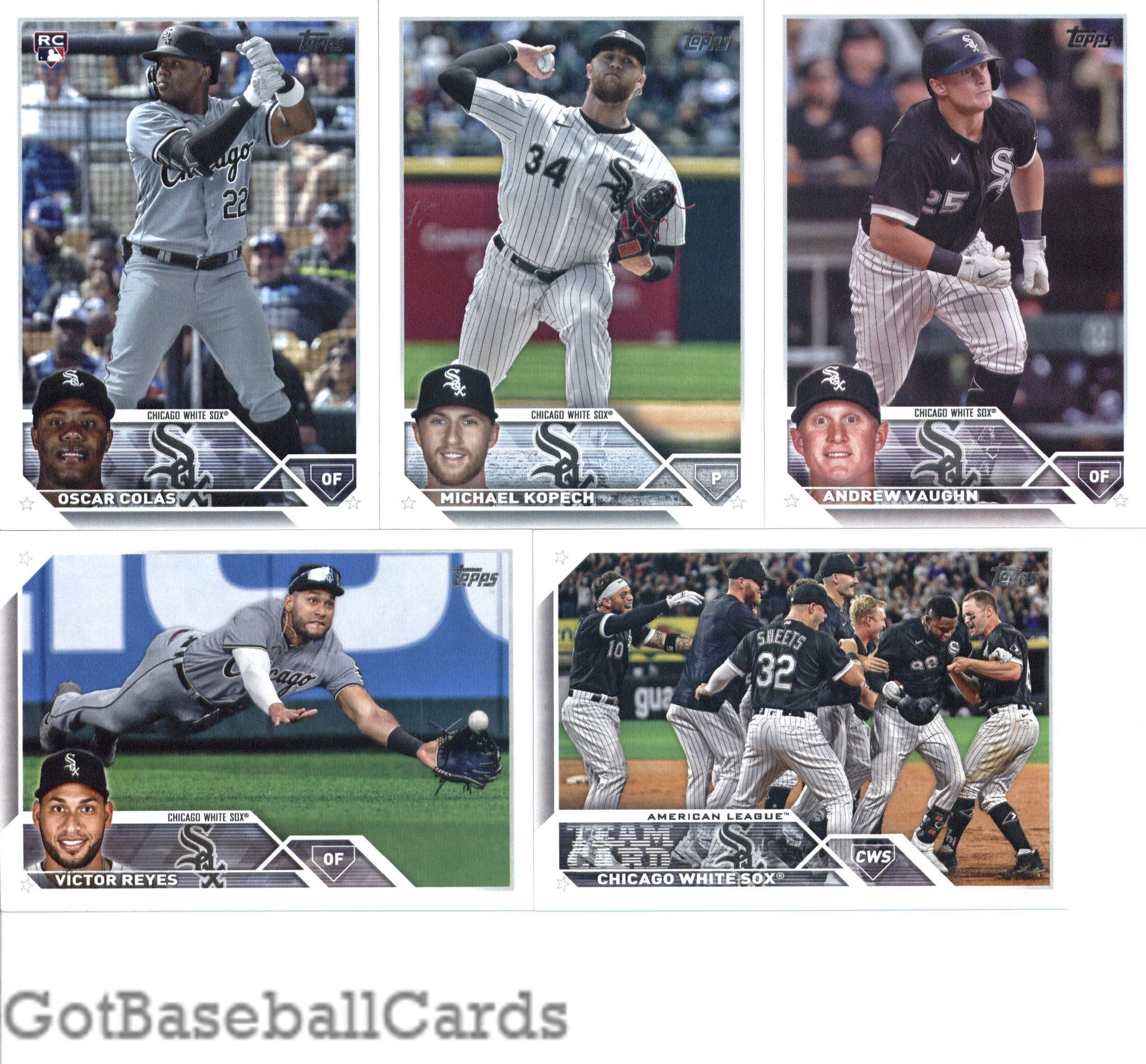2023 Topps Complete Master Chicago White Sox Team Set of 28 Cards - GotBaseballCards