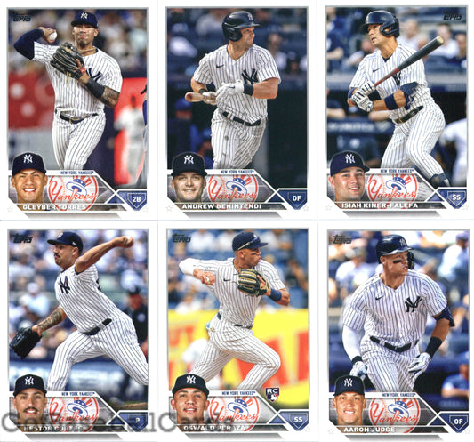 2023 Topps Complete Master New York Yankees Team Set of 32 Cards - GotBaseballCards