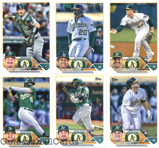 2023 Topps Complete Master Oakland Athletics Team Set of 39 Cards - GotBaseballCards