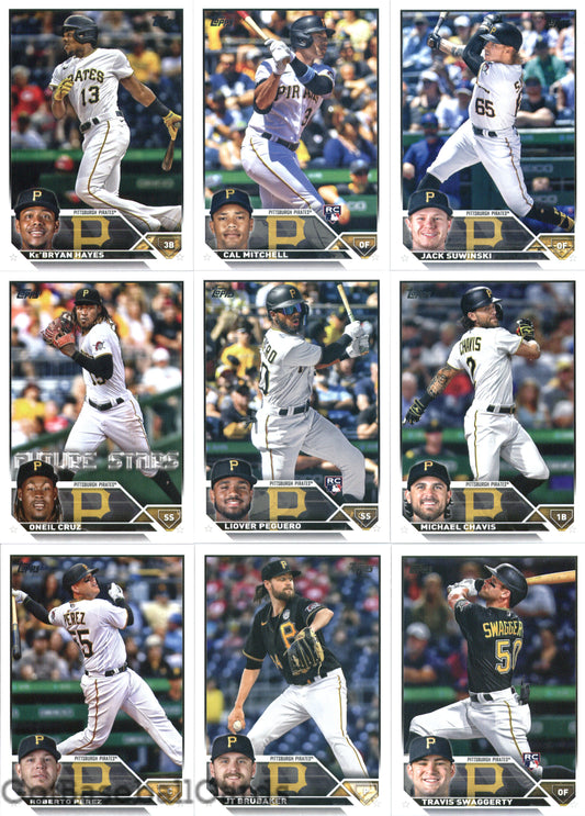 2023 Topps Complete Master Pittsburgh Pirates Team Set of 33 Cards - GotBaseballCards