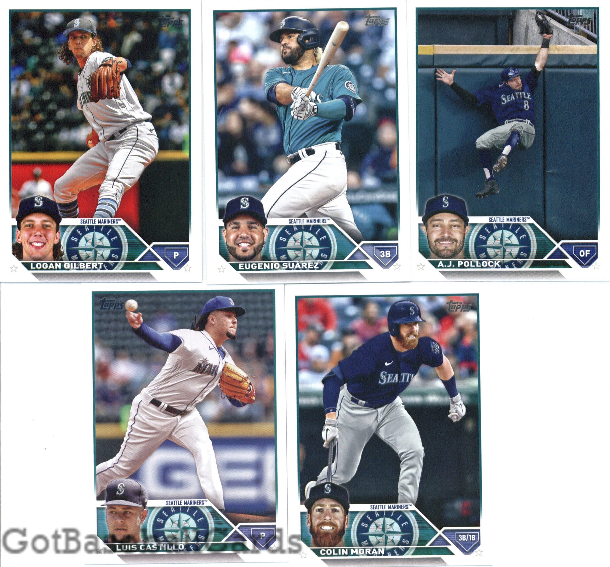 2023 Topps Complete Master Seattle Mariners Team Set of 32 Cards - GotBaseballCards