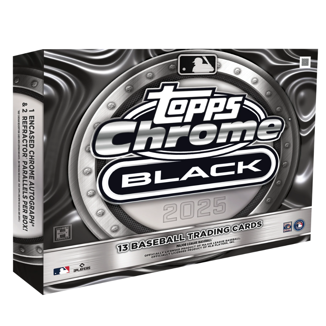 2025 Topps Chrome Black Baseball Hobby Box - GotBaseballCards