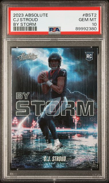 2023 Absolute #BST2 - CJ Stroud By Storm PSA 10 GEM MT - GotBaseballCards