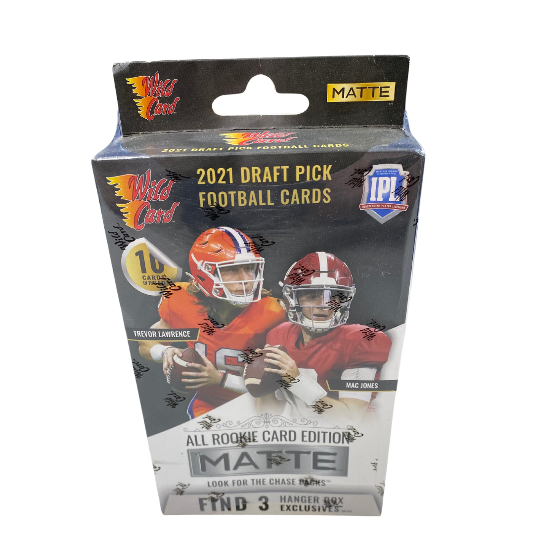 2021 Wild Card Football Draft Picks Matte (10 Cards) - GotBaseballCards