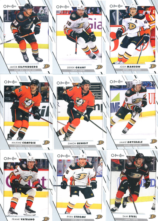 2023-24 O-Pee-Chee Veterans Anaheim Ducks Team Set of 18 Cards - GotBaseballCards