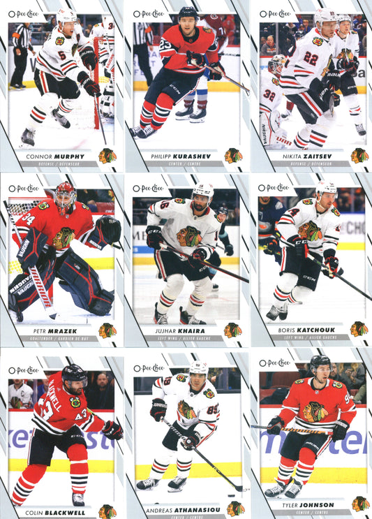 2023-24 O-Pee-Chee Veterans Chicago Blackhawks Team Set of 16 Cards - GotBaseballCards