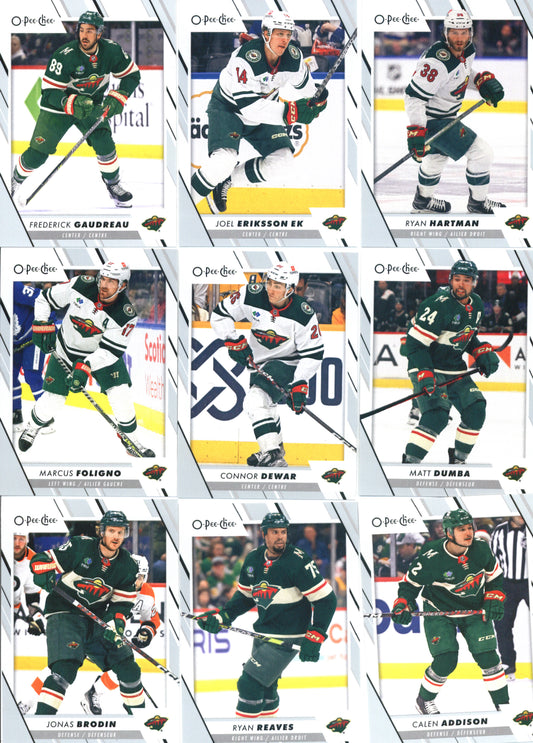 2023-24 O-Pee-Chee Veterans Minnesota Wild Team Set of 16 Cards - GotBaseballCards