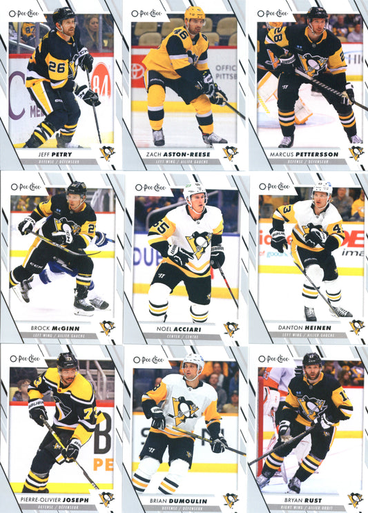 2023-24 O-Pee-Chee Veterans Pittsburgh Penguins Team Set of 19 Cards - GotBaseballCards