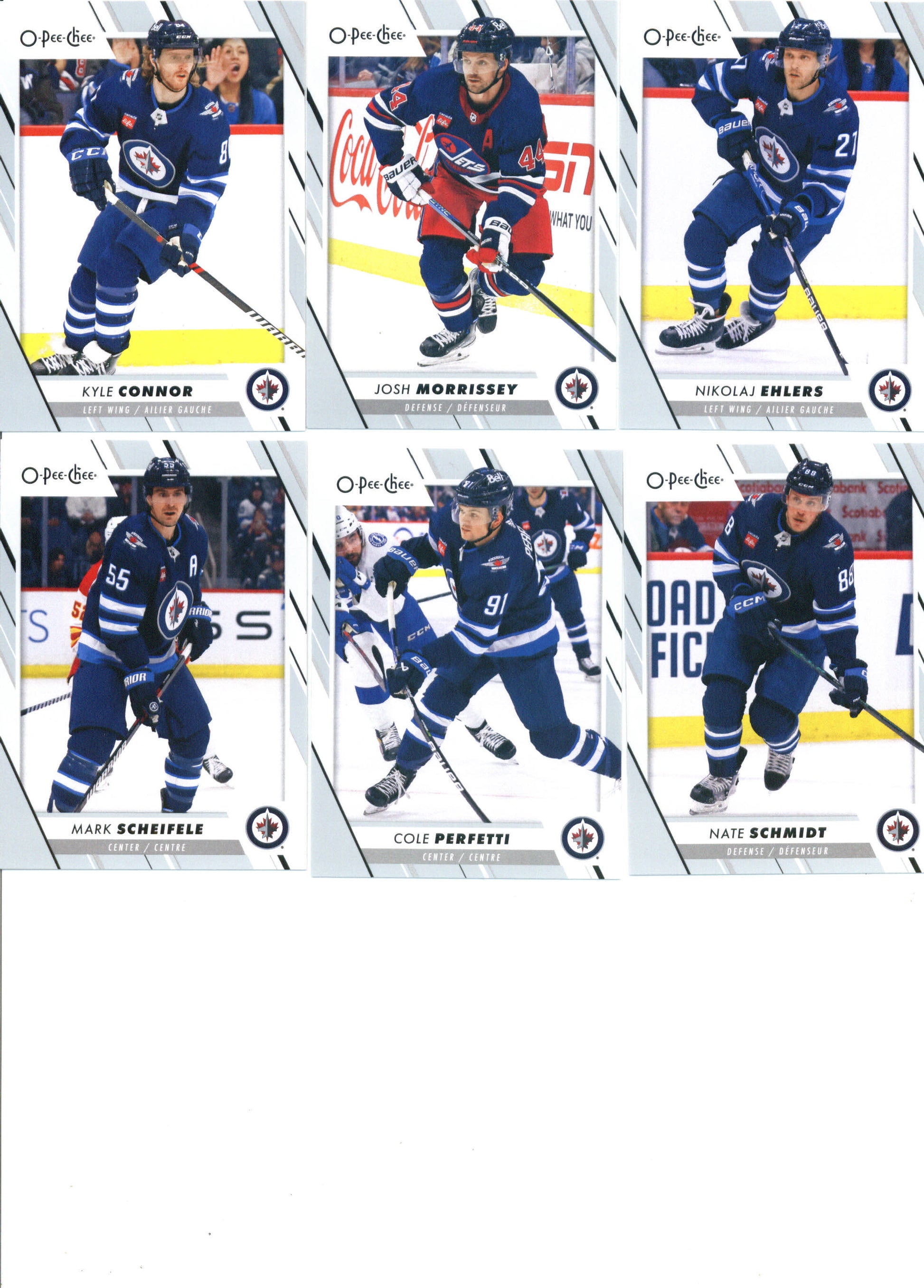 2023-24 O-Pee-Chee Veterans Winnipeg Jets Team Set of 17 Cards - GotBaseballCards