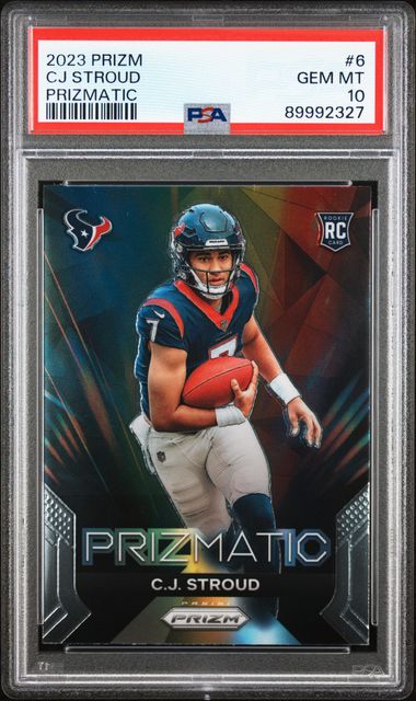 2023 Prizm #6 - CJ Stroud Prizmatic PSA 10 GEM MT