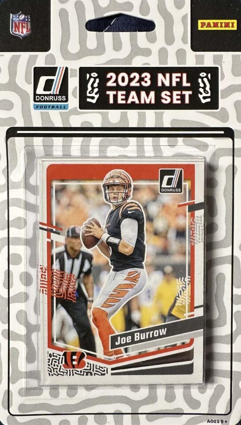 2023 Panini Donruss Cincinnati Bengals Factory Football Team Set (13 Cards)