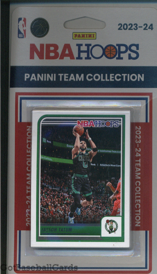 2023-24 Hoops Factory Sealed Boston Celtics Team Set of 9 Cards - GotBaseballCards