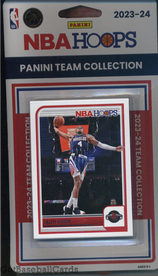 2023-24 Hoops Factory Sealed Houston Rockets Team Set of 10 Cards - GotBaseballCards